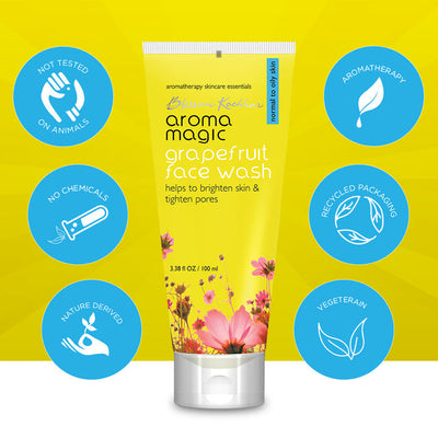 Aroma Magic Grapefruit Face Wash Skin Brightening and Pore Tightening