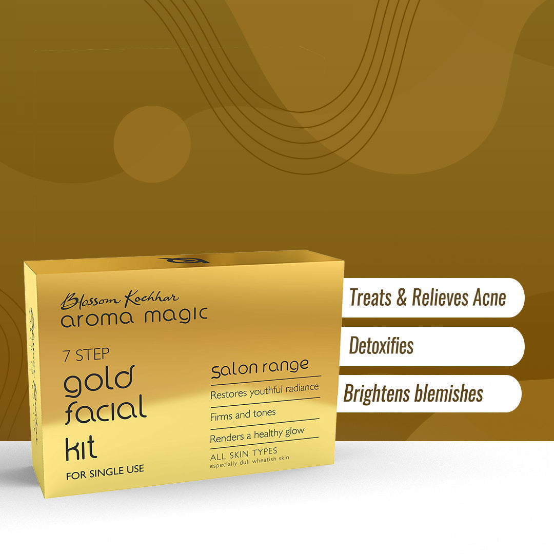 Aroma Magic Gold Facial Kit (Single Use) (35 gm + 10 ml)