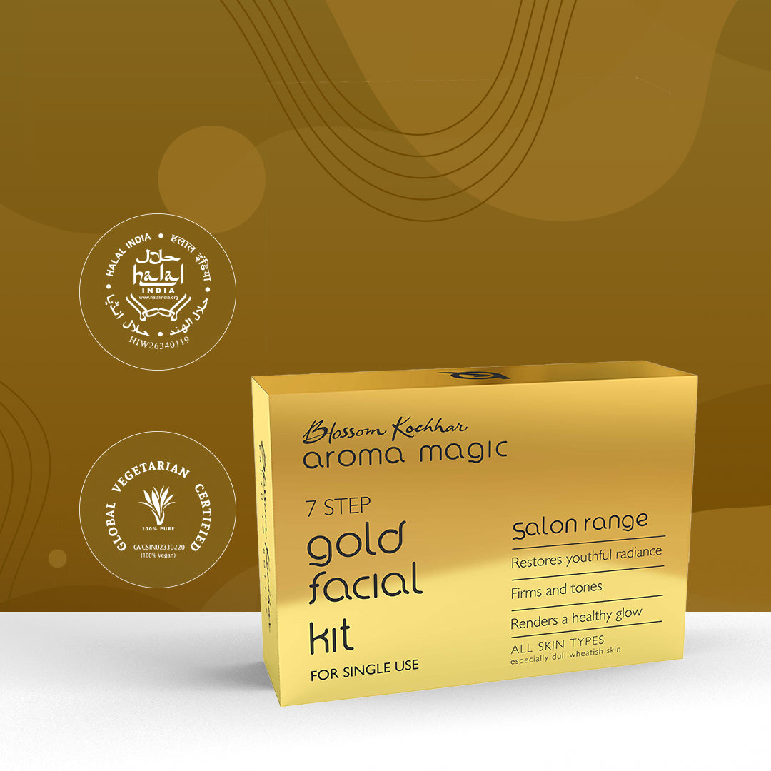 Aroma Magic Gold Facial Kit (Single Use) (35 gm + 10 ml)