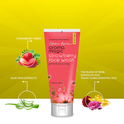 Aroma Magic Strawberry Face Wash (100 ml)