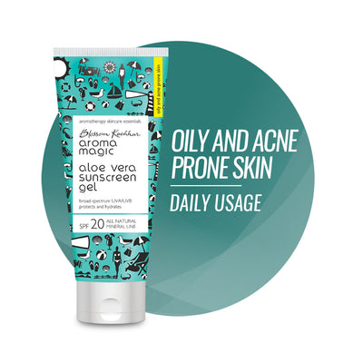 Aroma Magic Aloe Vera Sunscreen Gel (SPF 20 UVA/UVB)