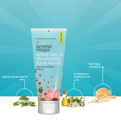 Aroma Magic White Tea & Chamomile Face Wash (100 ml)