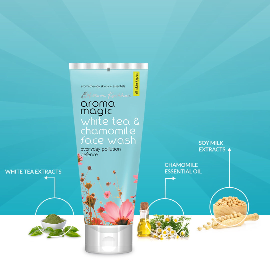 Aroma Magic White Tea & Chamomile Face Wash (100 ml)