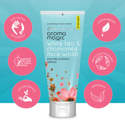 Aroma Magic White Tea & Chamomile Face Wash (100 ml)