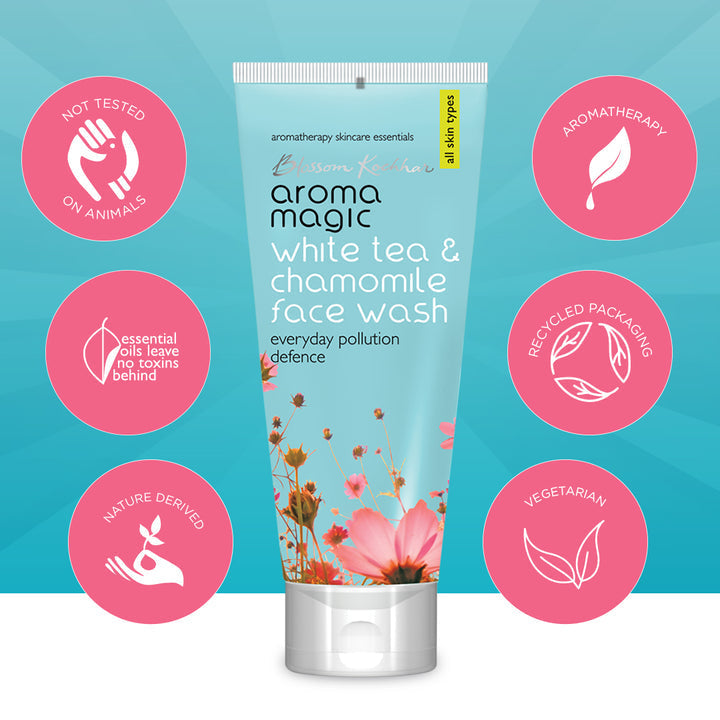 Aroma Magic White Tea & Chamomile Face Wash (100 ml)
