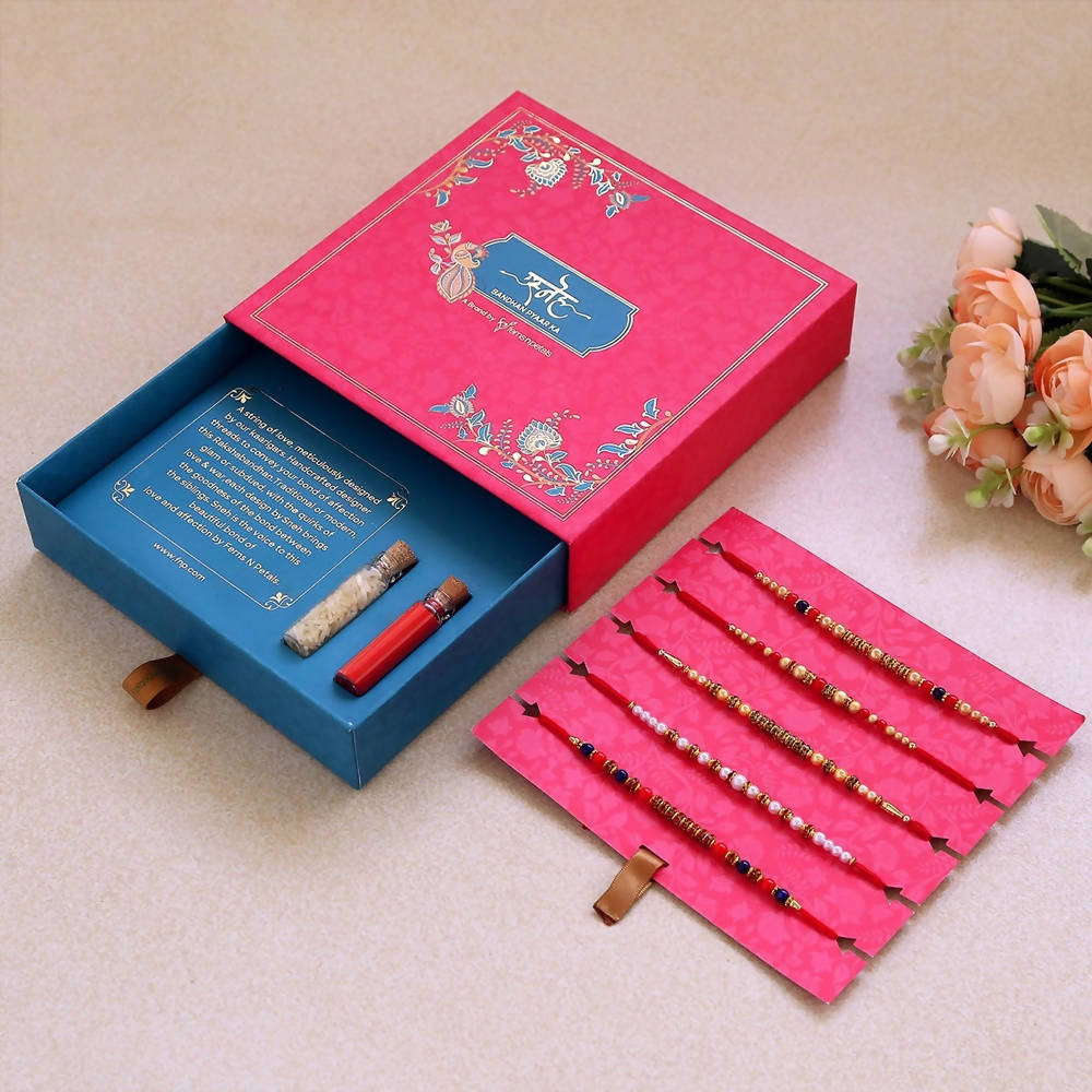 Designer Rakhis and Cadbury Celebrations Box