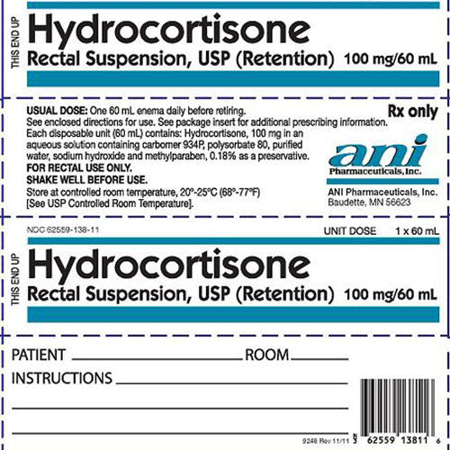 Ani Rectal Suspension Retention Enemas (Pack of 7 Bottles x 60 mL) (Rx)