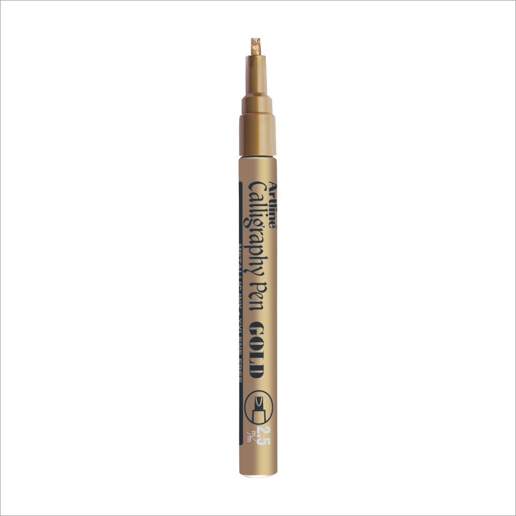 Artline 2.5Mm Metallic Ink Calligraphy Pen