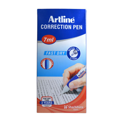 Artline 0.7Mm Tip Ultra White Correction Pen