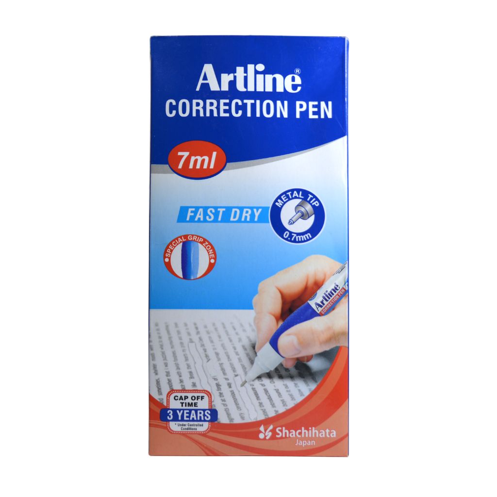 Artline 0.7Mm Tip Ultra White Correction Pen