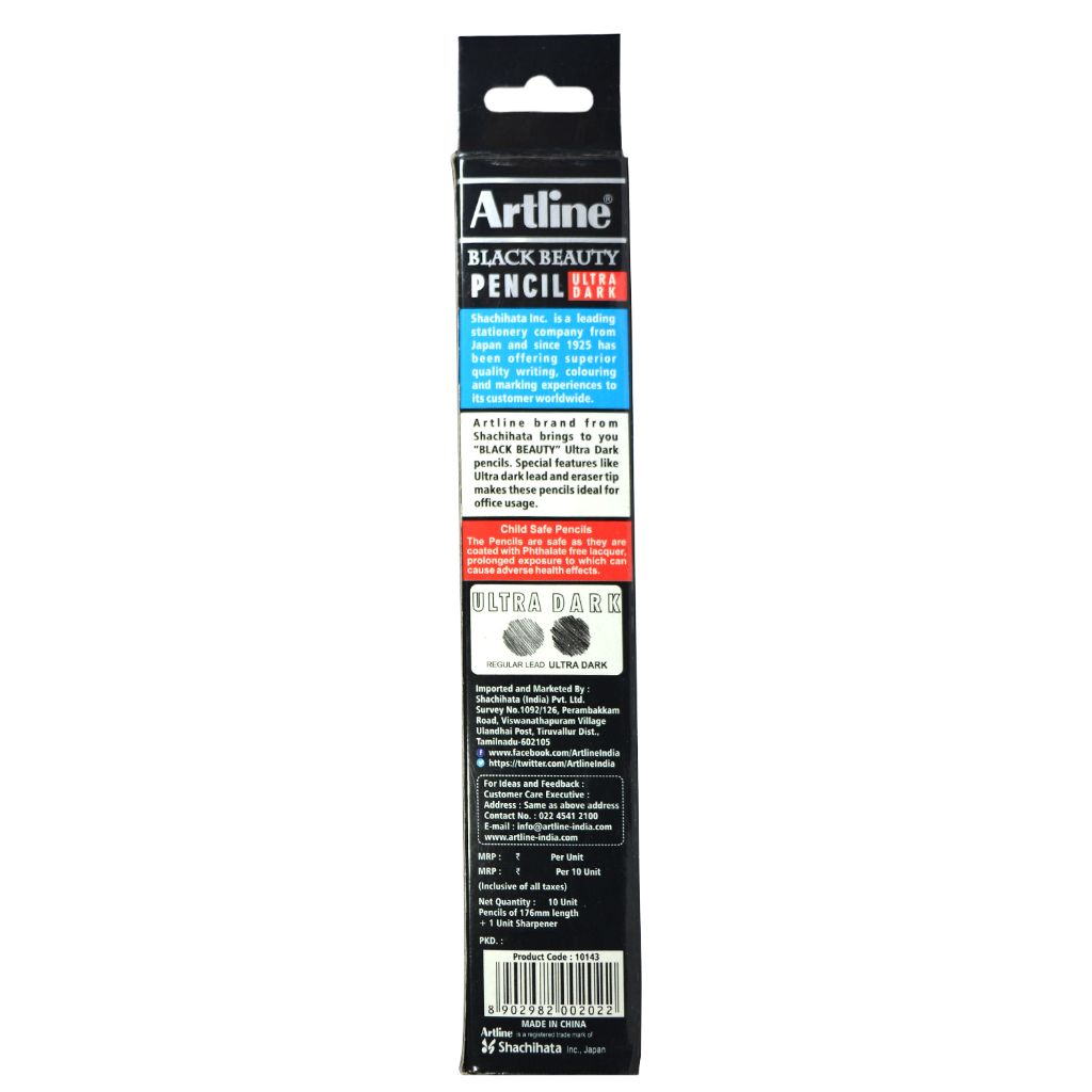 Artline Blackbeauty Ultra Dark Pencil