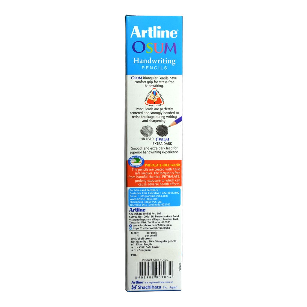 Artline Osum Extra Dark & Smooth Handwriting Pencil
