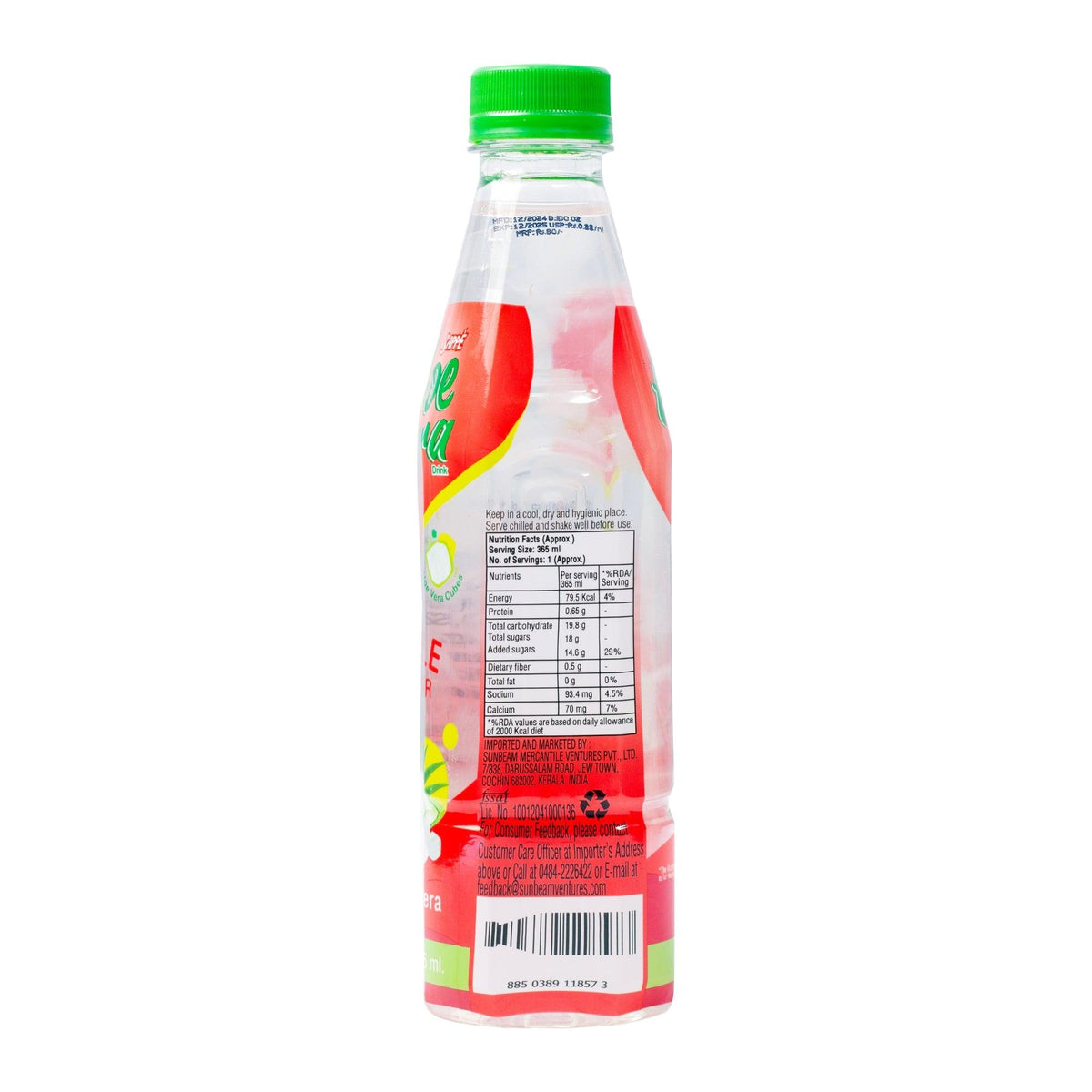 Aloe Vera Drink 365ml | Apple Flavour with 10% Aloe Vera Cubes