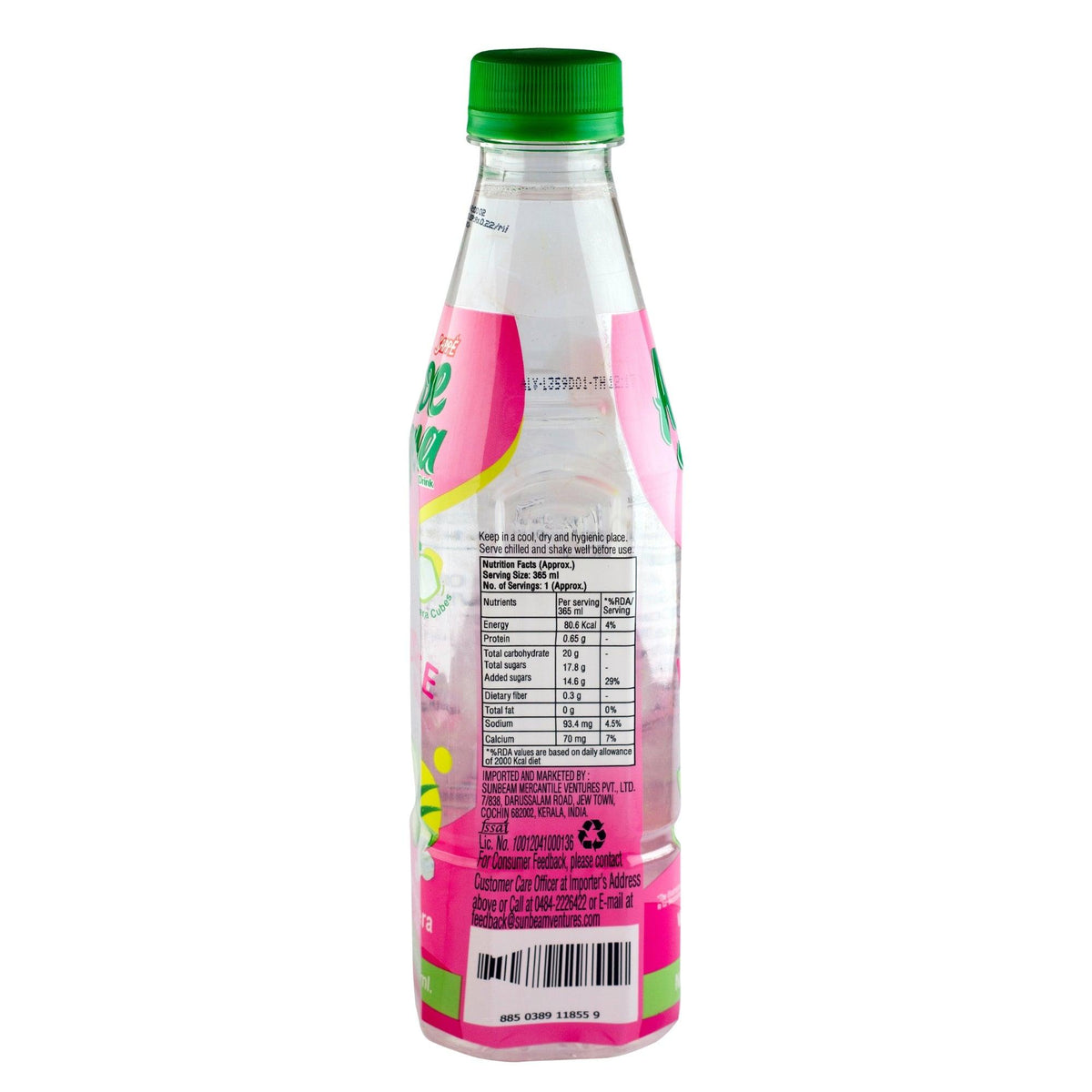 Aloe Vera Drink 365ml | Lychee Flavour with 10% Aloe Vera Cubes | Ready to Drink