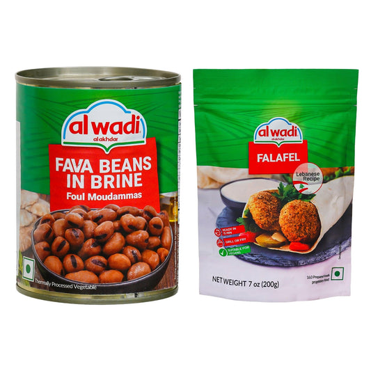 Foul Moudammas (Egyptian Recipe)400g|Falafel (Lebanese Recipe)200g|Combo Of 2