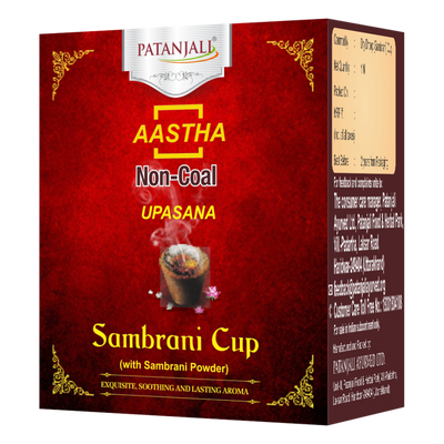 Patanjali Aastha Sambrani Cup- 12 cups