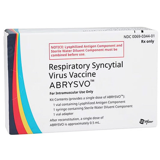 Abrysvo RSV Vaccine 0.5 mL Kit for RSV by Pfizer USPG 5/Box (Rx) **Refrigerated