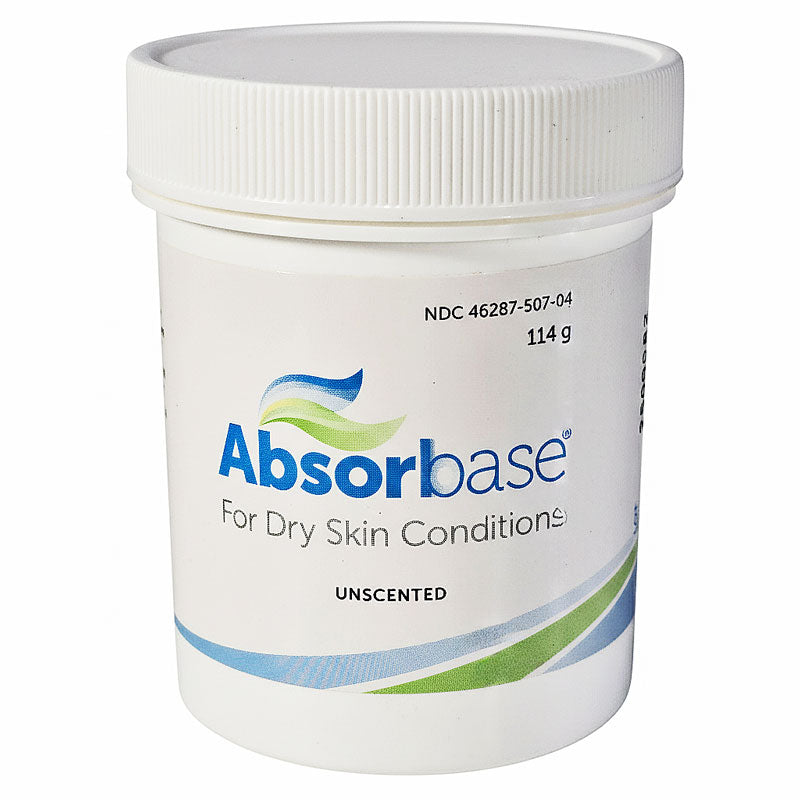 Absorbase Topical Ointment for Dry Skin, Chapped Skin, Eczema, Psoriasis Unscented 120 gram Jar