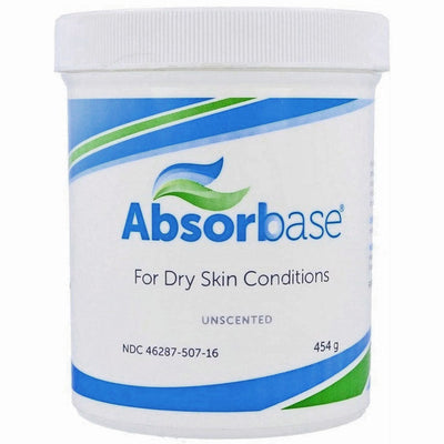 Absorbase Topical Ointment for Dry Skin, Chapped Skin, Eczema, Psoriasis Unscented 120 gram Jar
