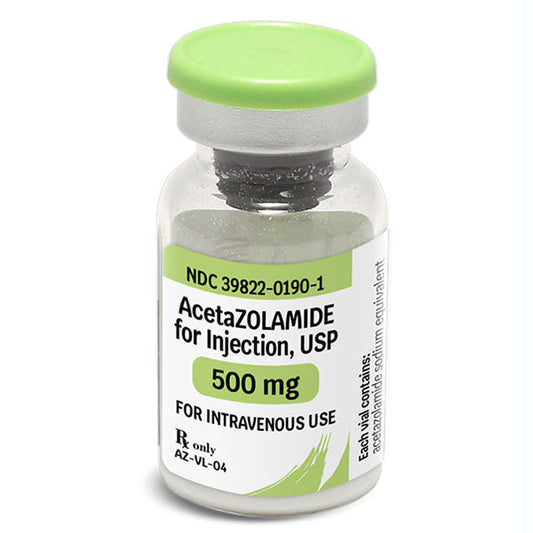 Acetazolamide for Injection 500 mg Vial (RX)