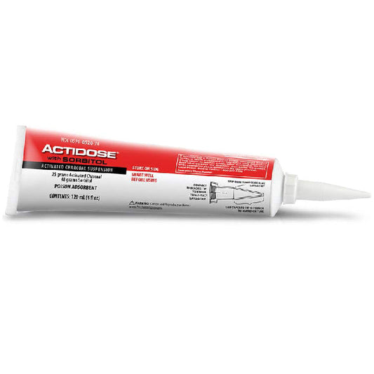 Actidose with Sorbitol Activated Charcoal Poison Absorbent Liquid Tube 240 mL