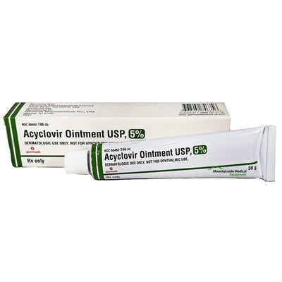 Acyclovir Ointment 5% Topical Antiviral, 30 gram Tube (Rx)