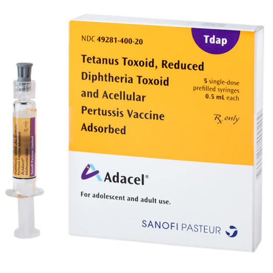 Tdap Vaccine, Adacel Vaccine Active Booster Immunization for Tetanus, Diphtheria & Pertussis **Refrigerated (RX)