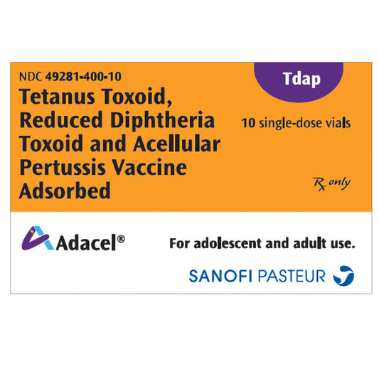Tdap Vaccine, Adacel Vaccine Active Booster Immunization for Tetanus, Diphtheria & Pertussis **Refrigerated (RX)