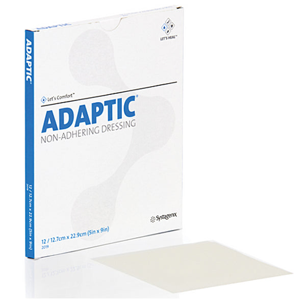 Adaptic Non-Adhering Oil Emulsion Impregnated Dressings 5 x 9 inches (Each)