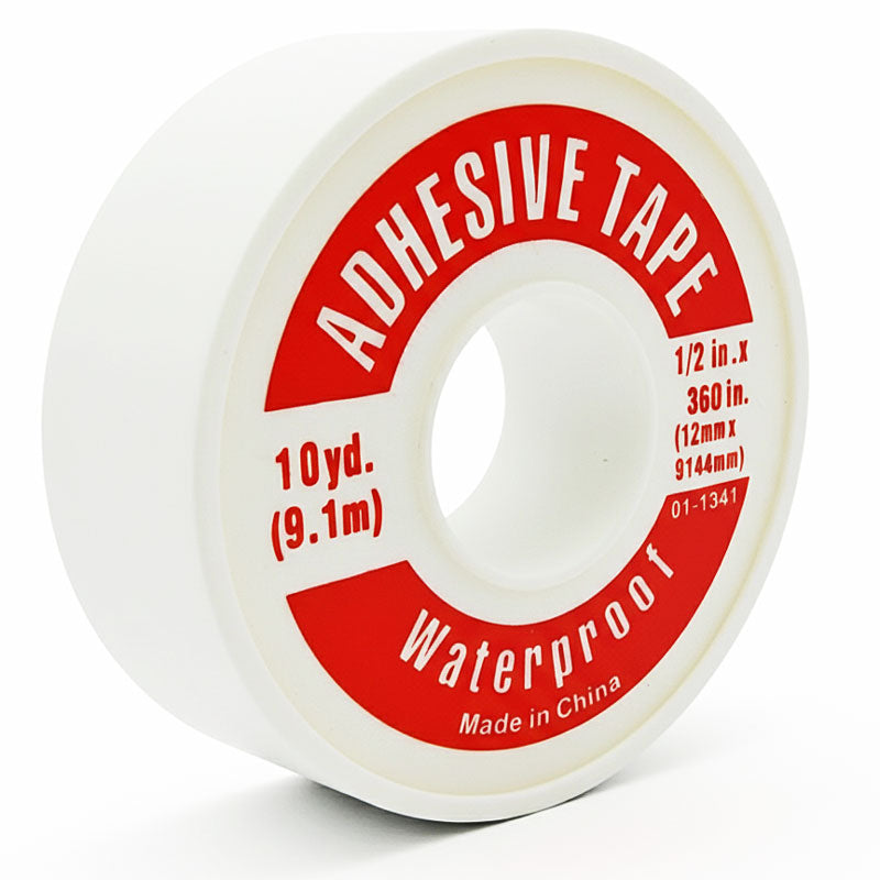 Adhesive Medical Tape 1/2" x 10 Yards, Waterproof by Leader