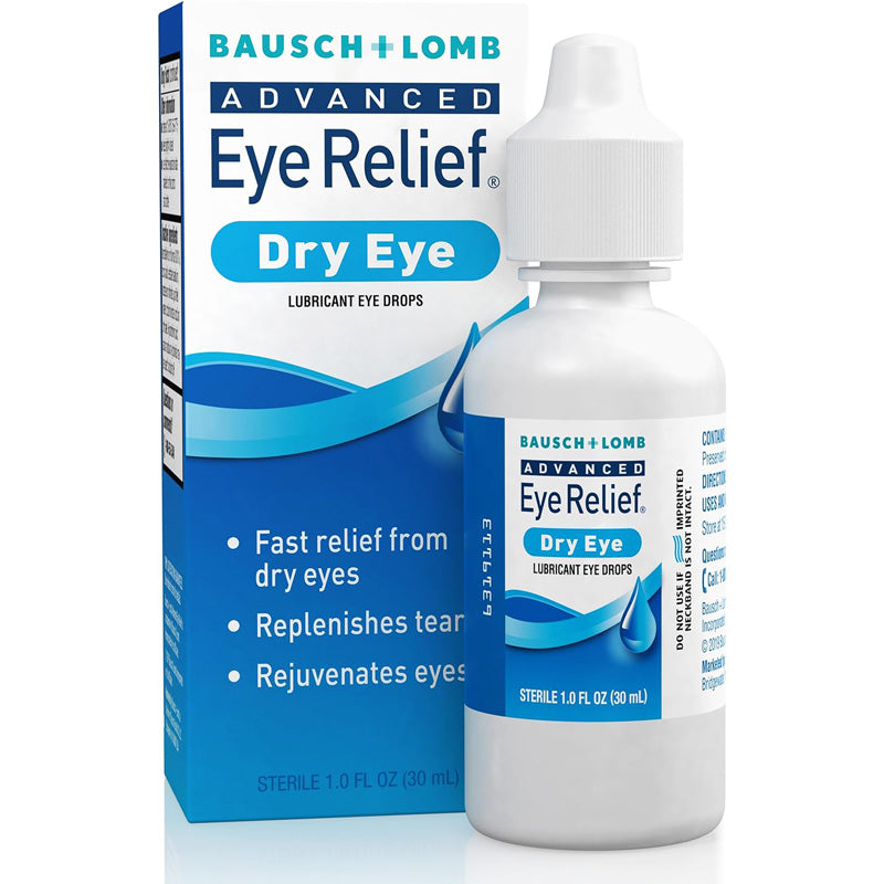 Advanced Dry Eye Relief Lubricating Eye Drops by Bausch & Lomb 0.5 oz