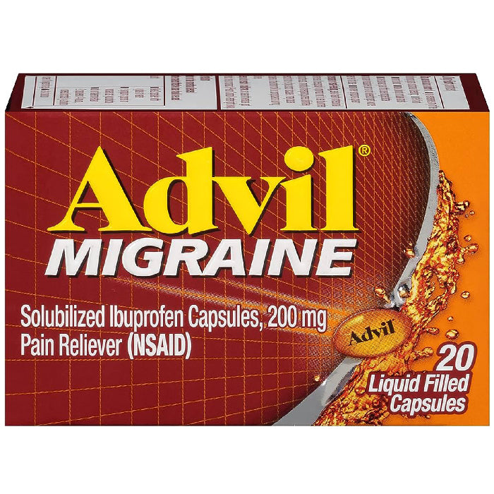 Advil Migraine Liquid Filled Capsules 20 Count