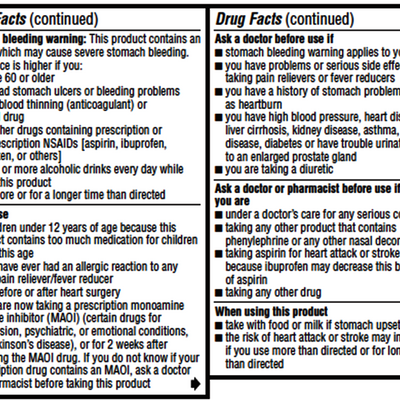 Advil Sinus Congestion and Pain Relief Medicine, Ibuprofen 200mg, (10 Count)