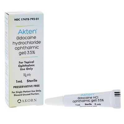 Akten Lidocaine HCl Ophthalmic Gel 3.5% 1 mL Preservative Free (RX)