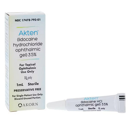 Akten Lidocaine HCl Ophthalmic Gel 3.5% 1 mL Preservative Free (RX)