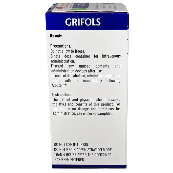 Albutein 25% (Human) Albumin Single-Dose Vial Preservative-free 100 mL (RX)