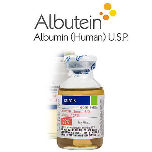 Albumin Human 5% Solution, Preservative-free 50 mL (RX)