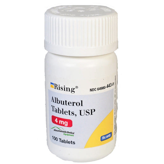 Albuterol Sulfate Tablets 4 mg by Rising Pharmaceuticals 100 Count (Rx)