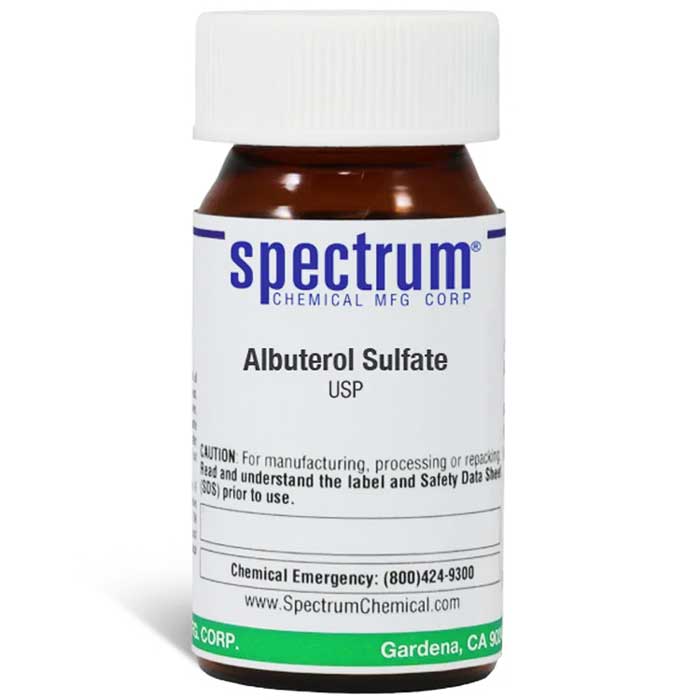 Albuterol Sulfate API Powder USP for Custom Compounding by Spectrum