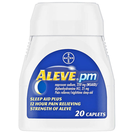 Aleve PM Nighttime Pain Reliever With Sleep Aid 20 Count