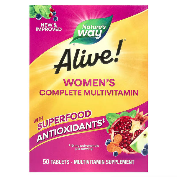 Alive Women's Energy Complete Multivitamin Tablets 50 Count