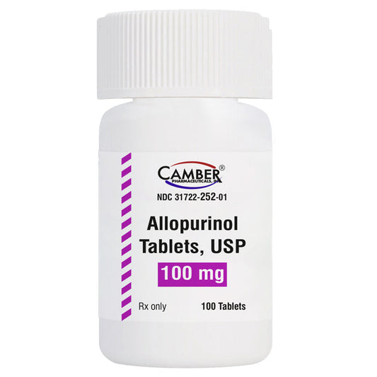 Allopurinol Tablets 100 mg, 100 Count (RX)