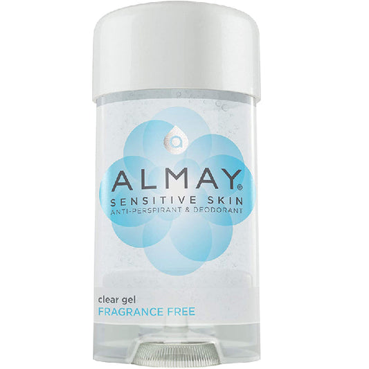 Almay Clear Gel Anti-Perspirant & Deodorant Fragrance Free 2.25 oz