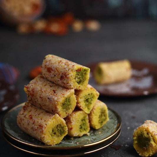 Almond House Badam Kesar Roll 500 gms
