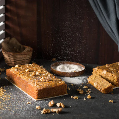Almond House Whole Wheat Jaggery Cake With Walnut  400 gms