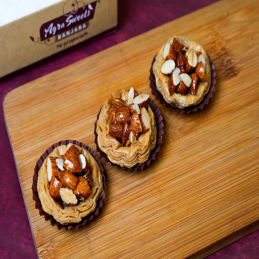 Agra Sweets Banjara Almond Tart Baklava | 500 gms