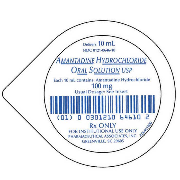 Amantadine Hydrochloride Oral Solution Cups 10 mL x 100 Count (RX)
