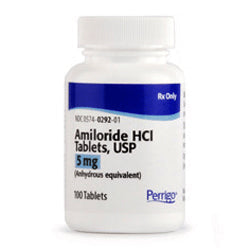 Amiloride HCI Tablets 5 mg, 100 Count (RX)