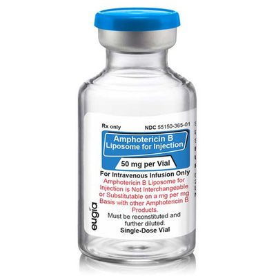 Amphotericin B Liposome 50 mg Per Vial SIngle-Dose Vial 50 mg by Eugia (RX)