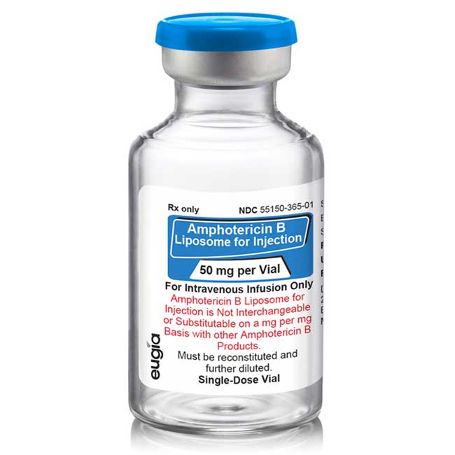Amphotericin B Liposome 50 mg Per Vial SIngle-Dose Vial 50 mg by Eugia (RX)